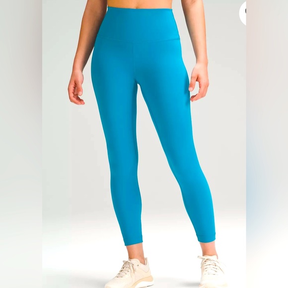 lululemon athletica Pants - Lululemon High-Rise Leggings 28” Turquoise Blue | Buttery Soft Nulu